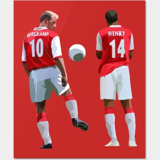 Dennis Bergkamp & Thierry Henry Posters and Art